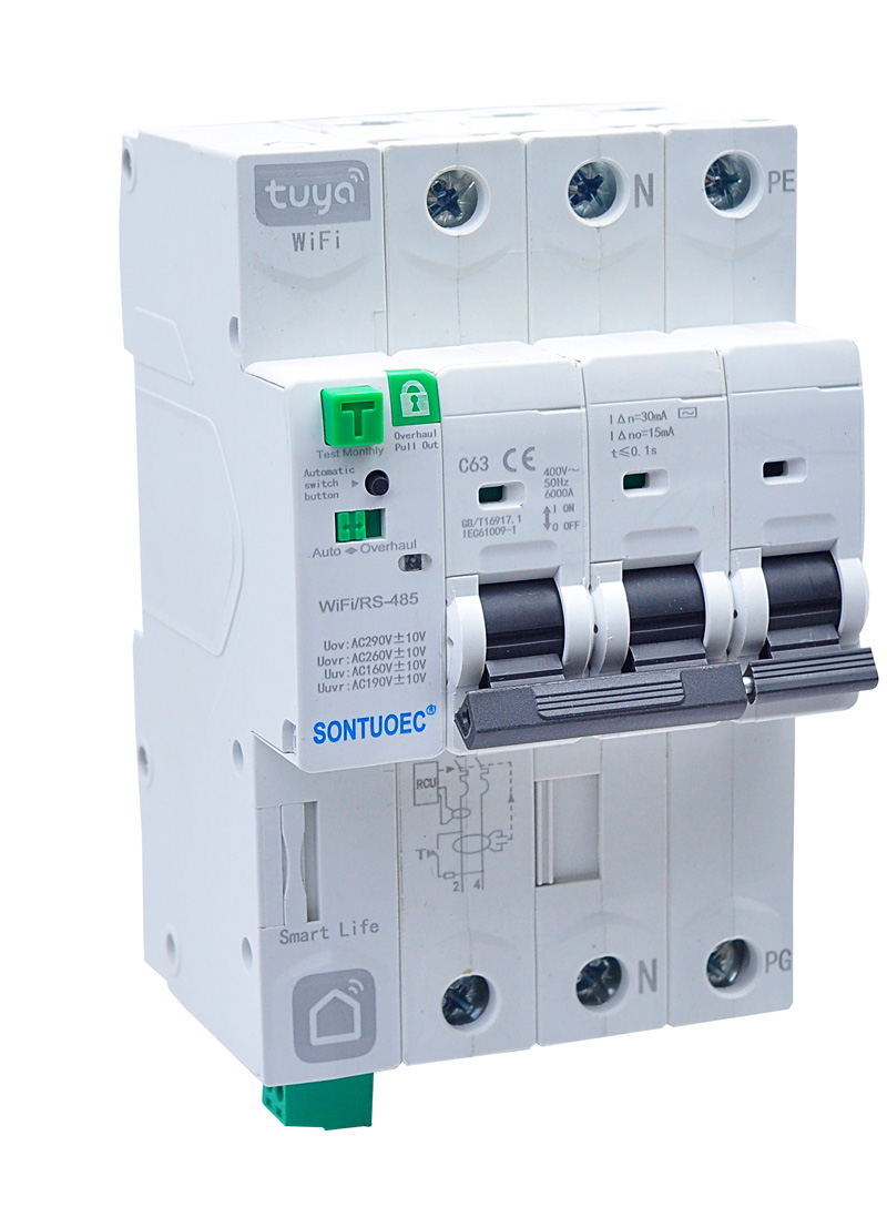 IoT 4G Circuit Breaker WiFi Tuya APP Remote Control Remote Wireless