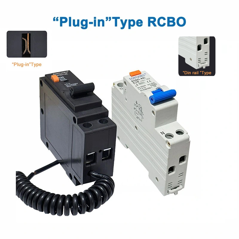 Bi Type RCBO 1p + N Plug bikin